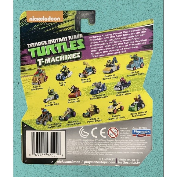 Tortues Ninja, Véhicule avec Figurine Exclusive de 12 cm, avec Fonction